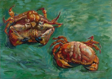 Impressionismus Stillleben Werke - Zwei Krabben Vincent van Gogh Stillleben Impressionismus